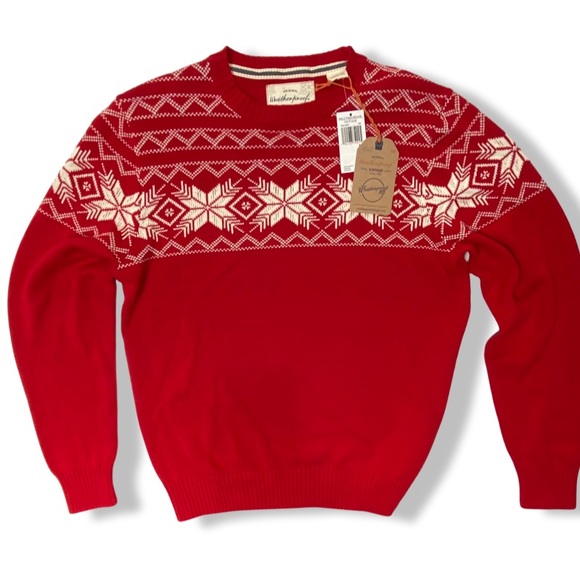 The Holiday Sweater by Original Weatherproof Vintage Cotton, Fair Isle Sweater - Picture 3 of 15